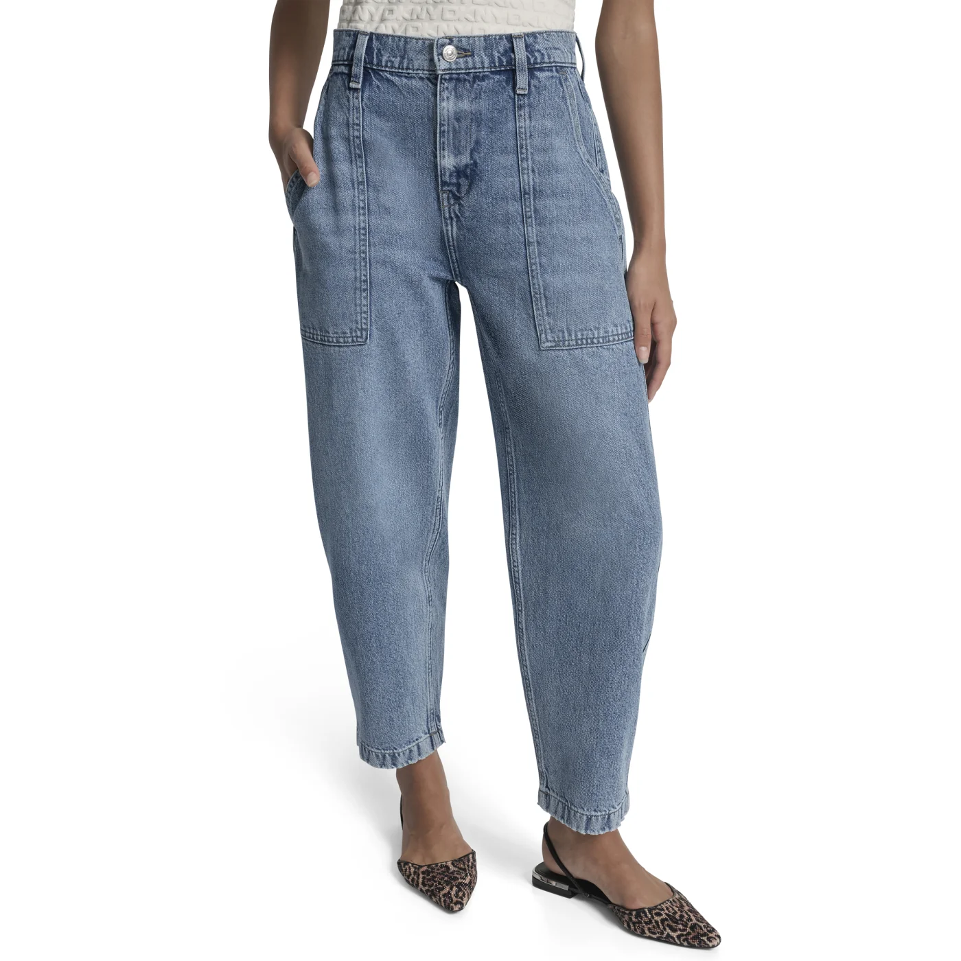JEAN MUJER DKNY AZUL CLARO - 1