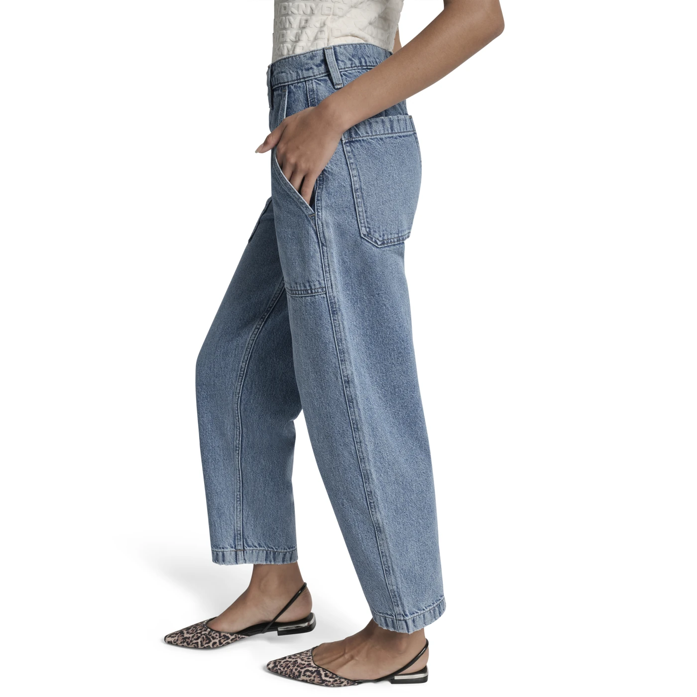 JEAN MUJER DKNY AZUL CLARO - 3