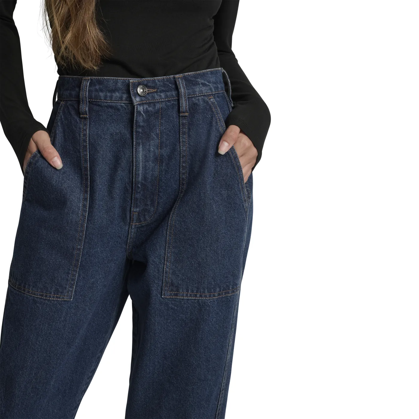 JEAN MUJER DKNY AZUL - 6