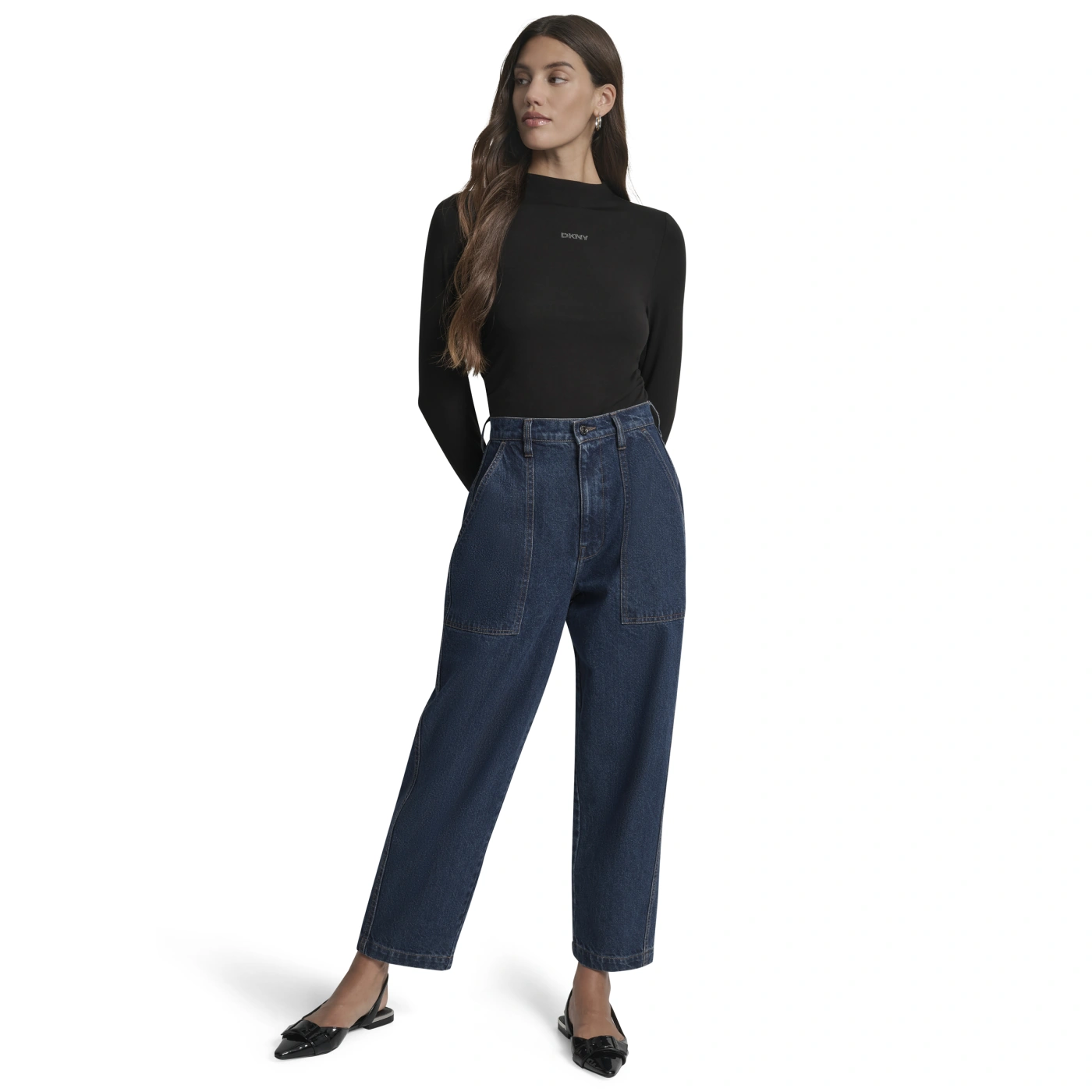 JEAN MUJER DKNY AZUL - 4