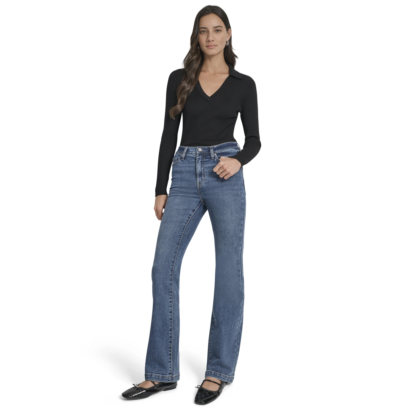 JEAN MUJER DKNY AZUL - 4