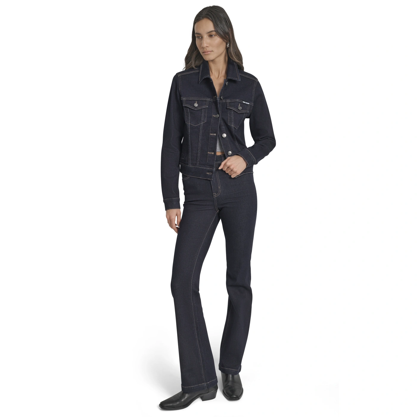 CASACA MUJER DKNY AZUL - 4