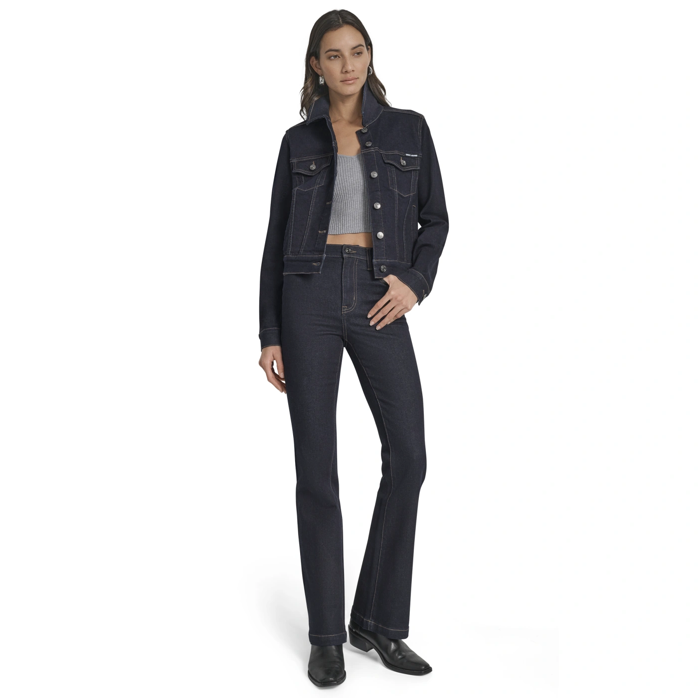 CASACA MUJER DKNY AZUL - 5