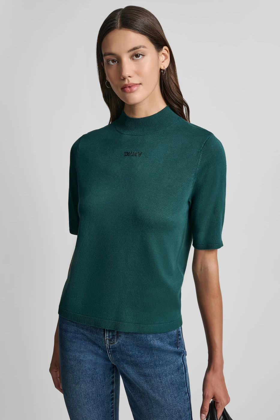 BLUSA MANGA 3/4 MUJER DKNY VERDE - 1