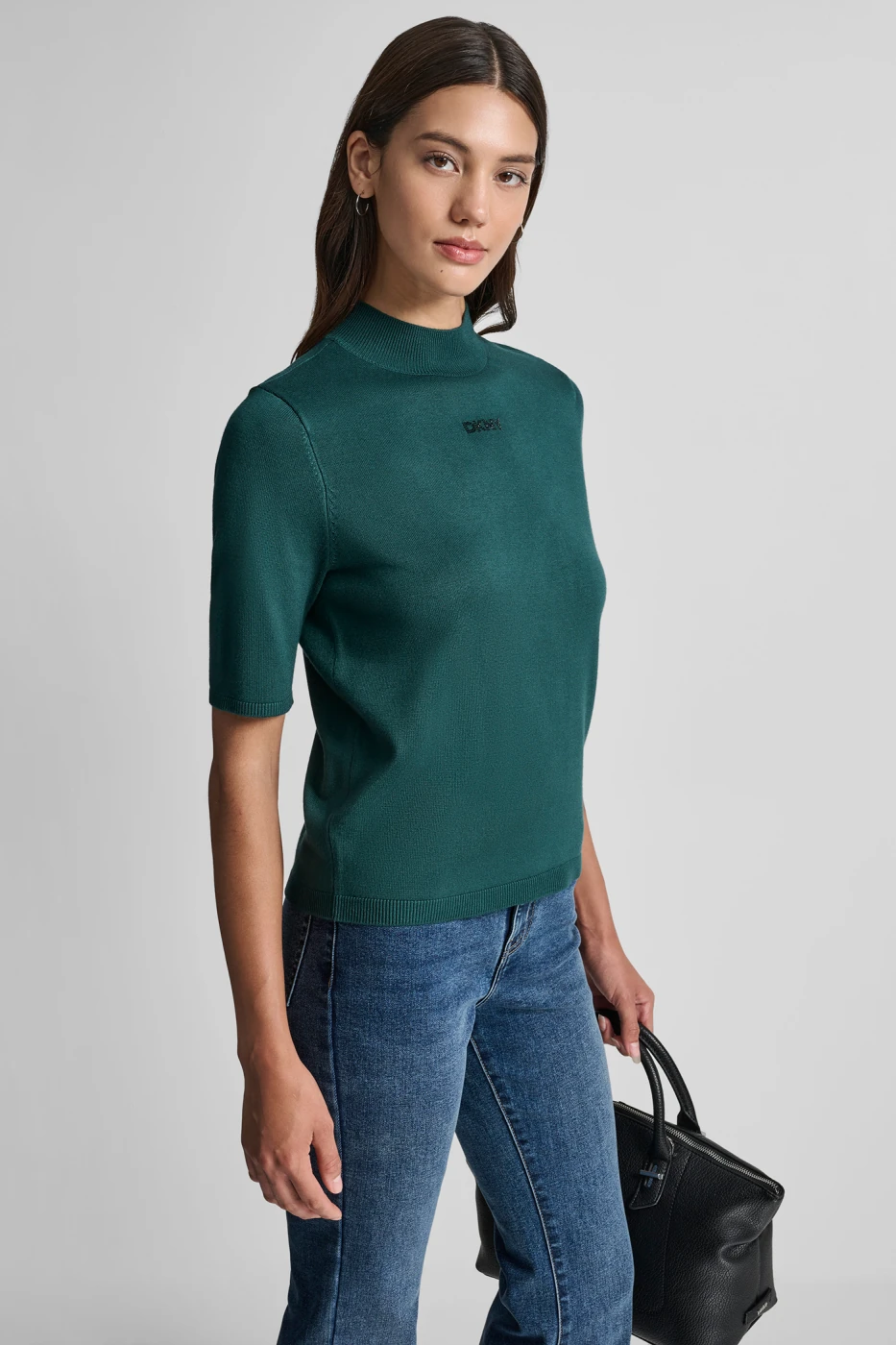 BLUSA MANGA 3/4 MUJER DKNY VERDE - 3