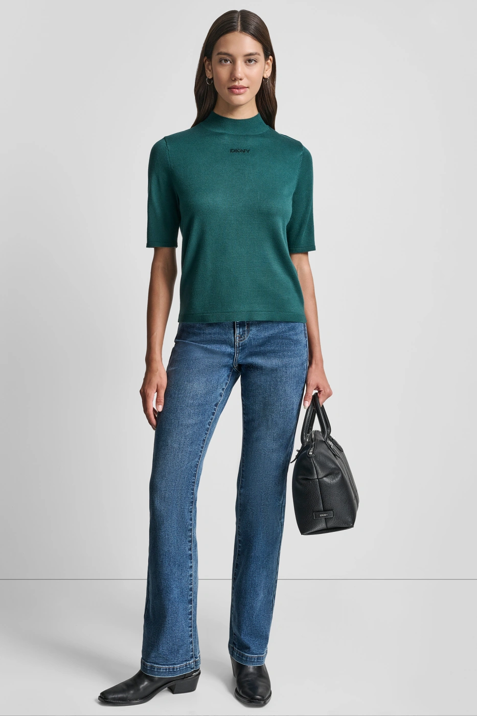 BLUSA MANGA 3/4 MUJER DKNY VERDE - 4