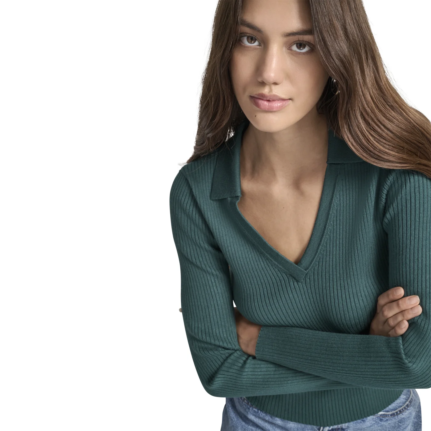 BLUSA MUJER DKNY VERDE - 5