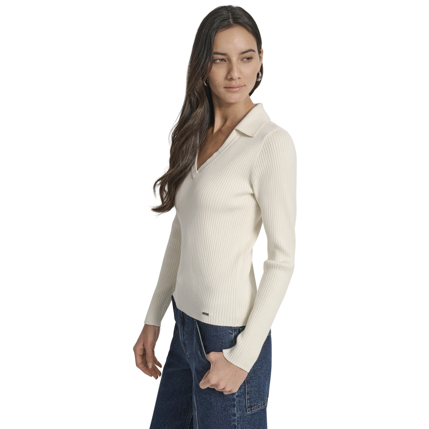 BLUSA MUJER DKNY BEIGE - 3