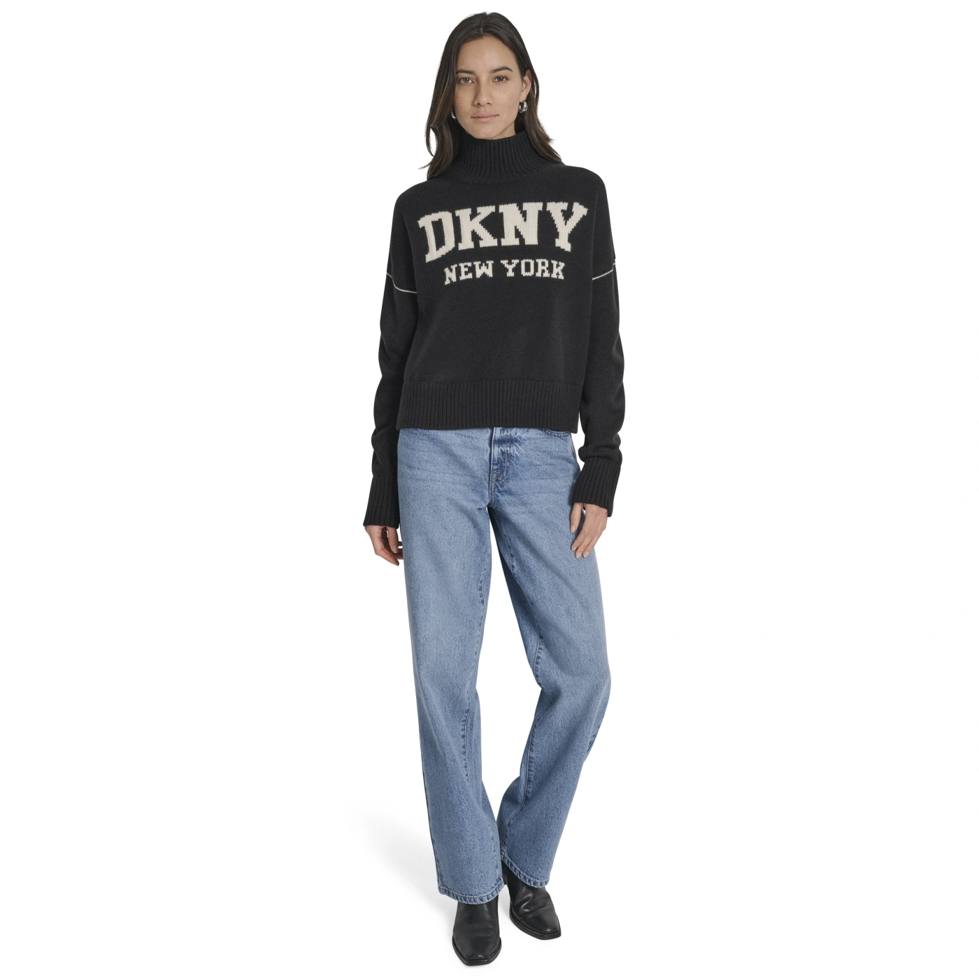 CHOMPA MUJER DKNY NEGRO - 4