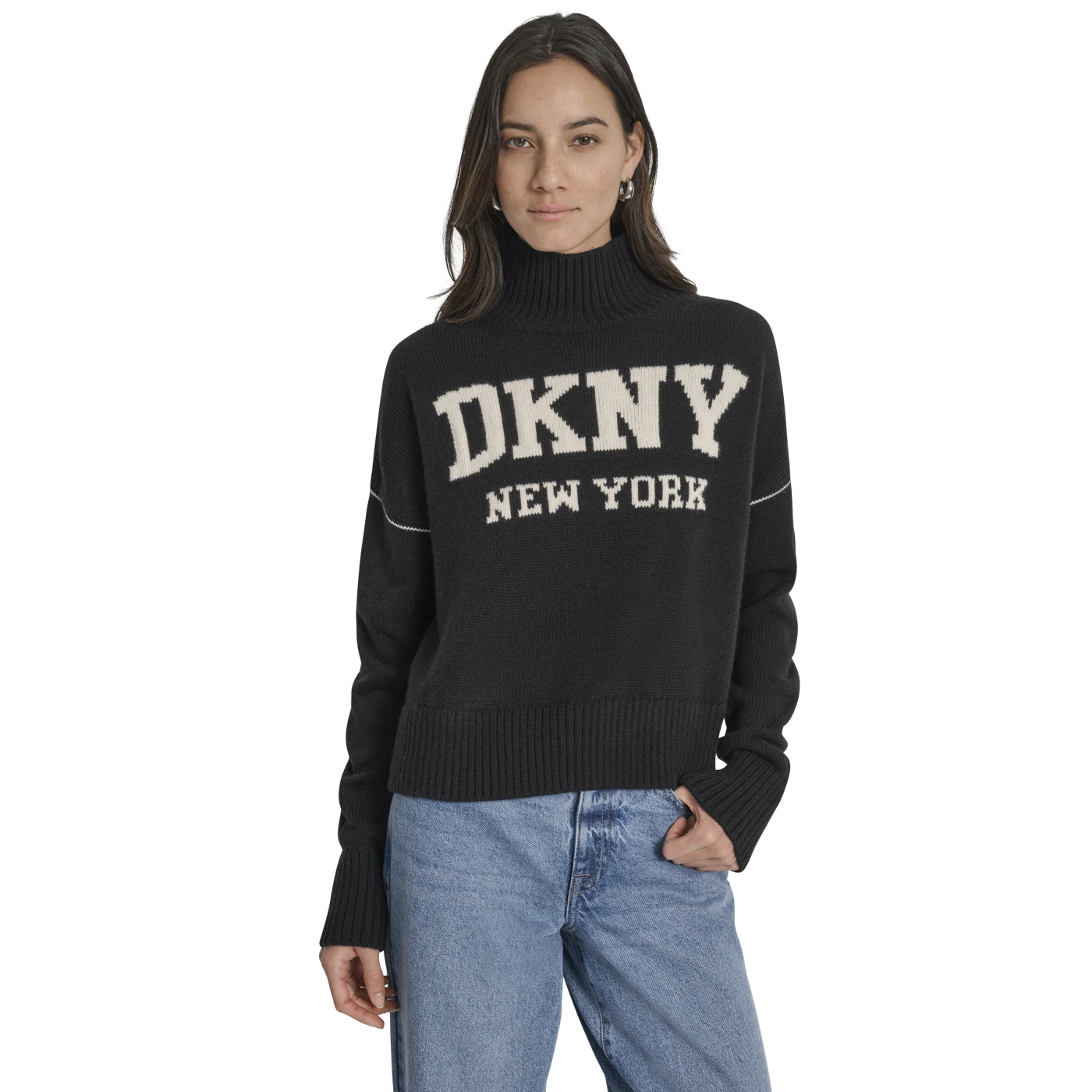 CHOMPA MUJER DKNY NEGRO - 1