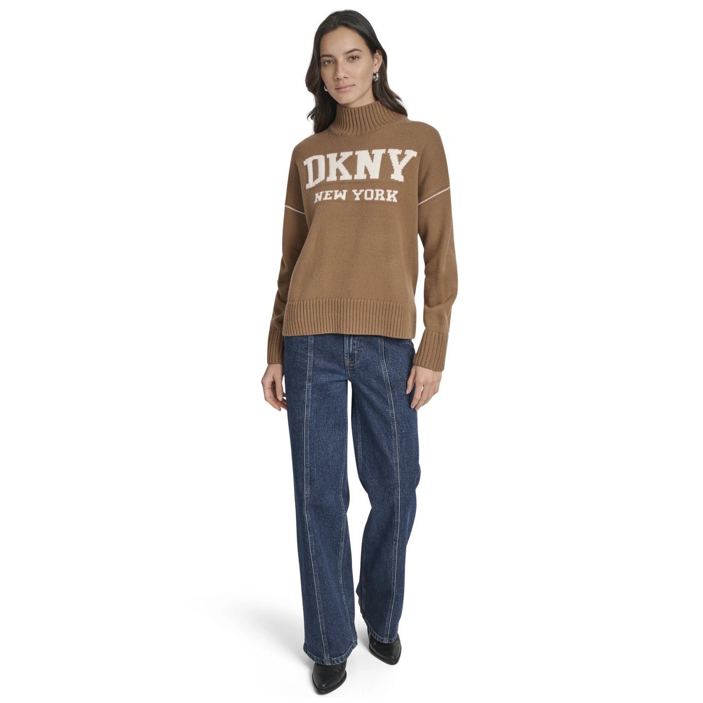 CHOMPA MUJER DKNY CARAMELO - 4