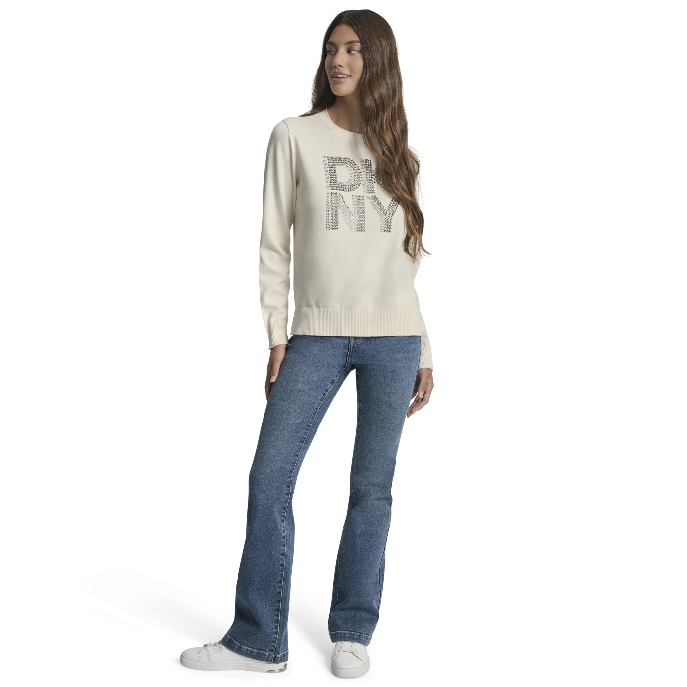 CARDIGAN MUJER DKNY BEIGE - 4