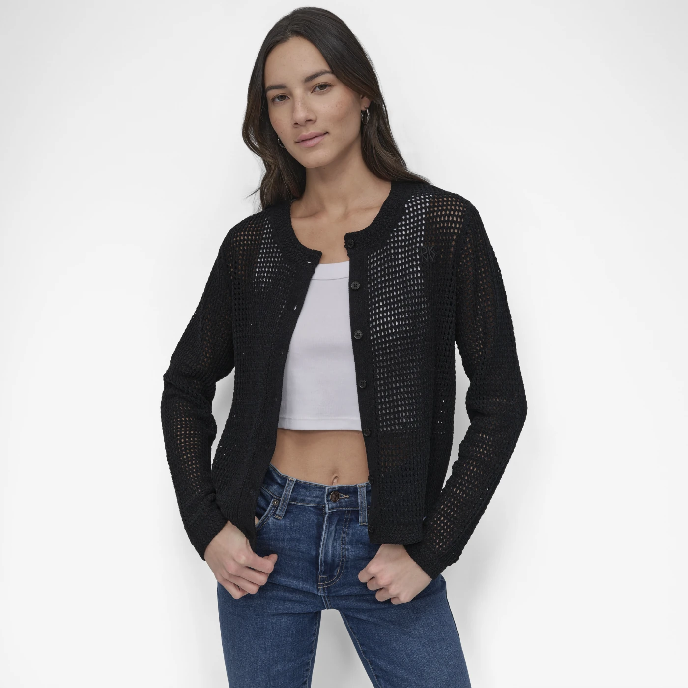 ABRIGO MUJER DKNY NEGRO - 1
