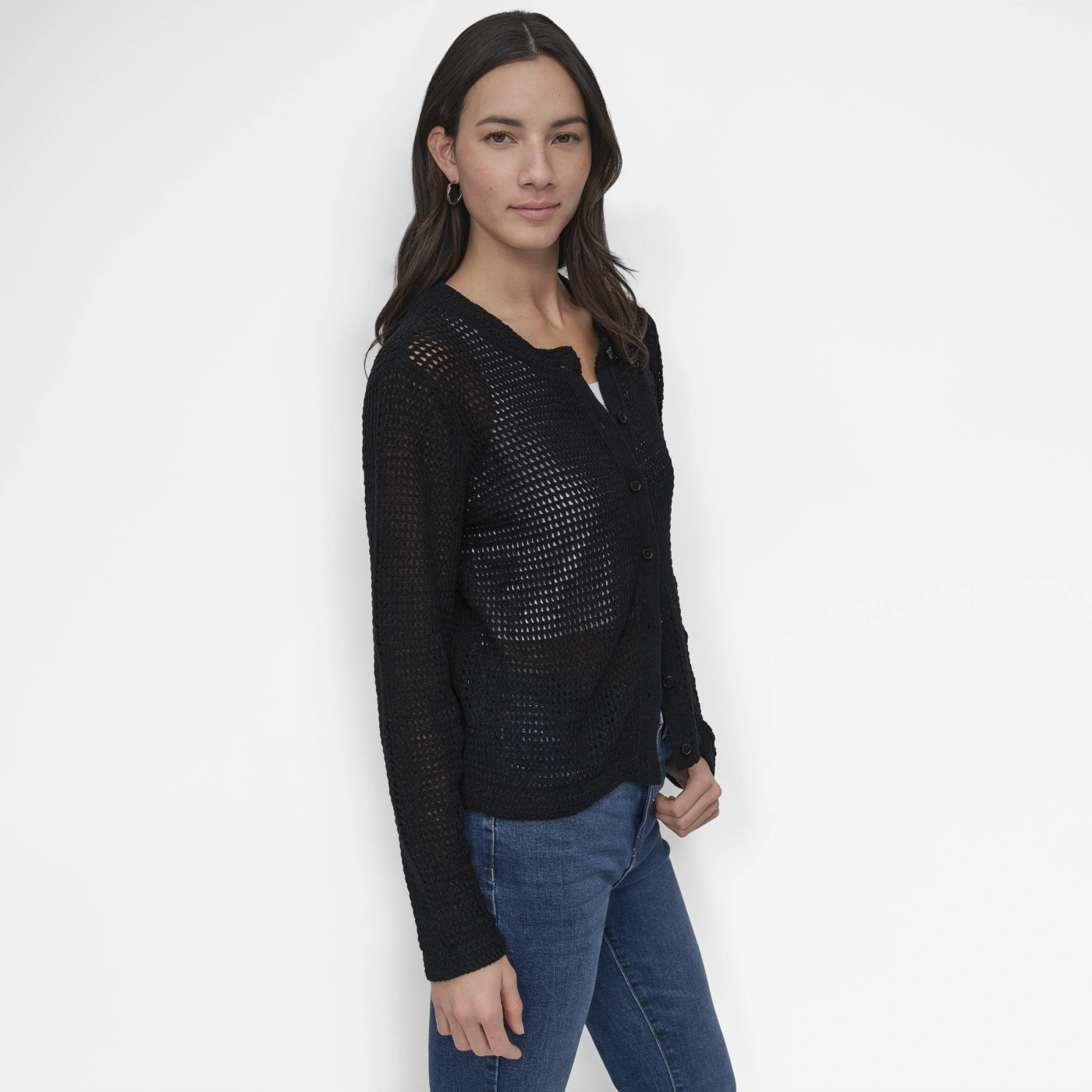 ABRIGO MUJER DKNY NEGRO - 4