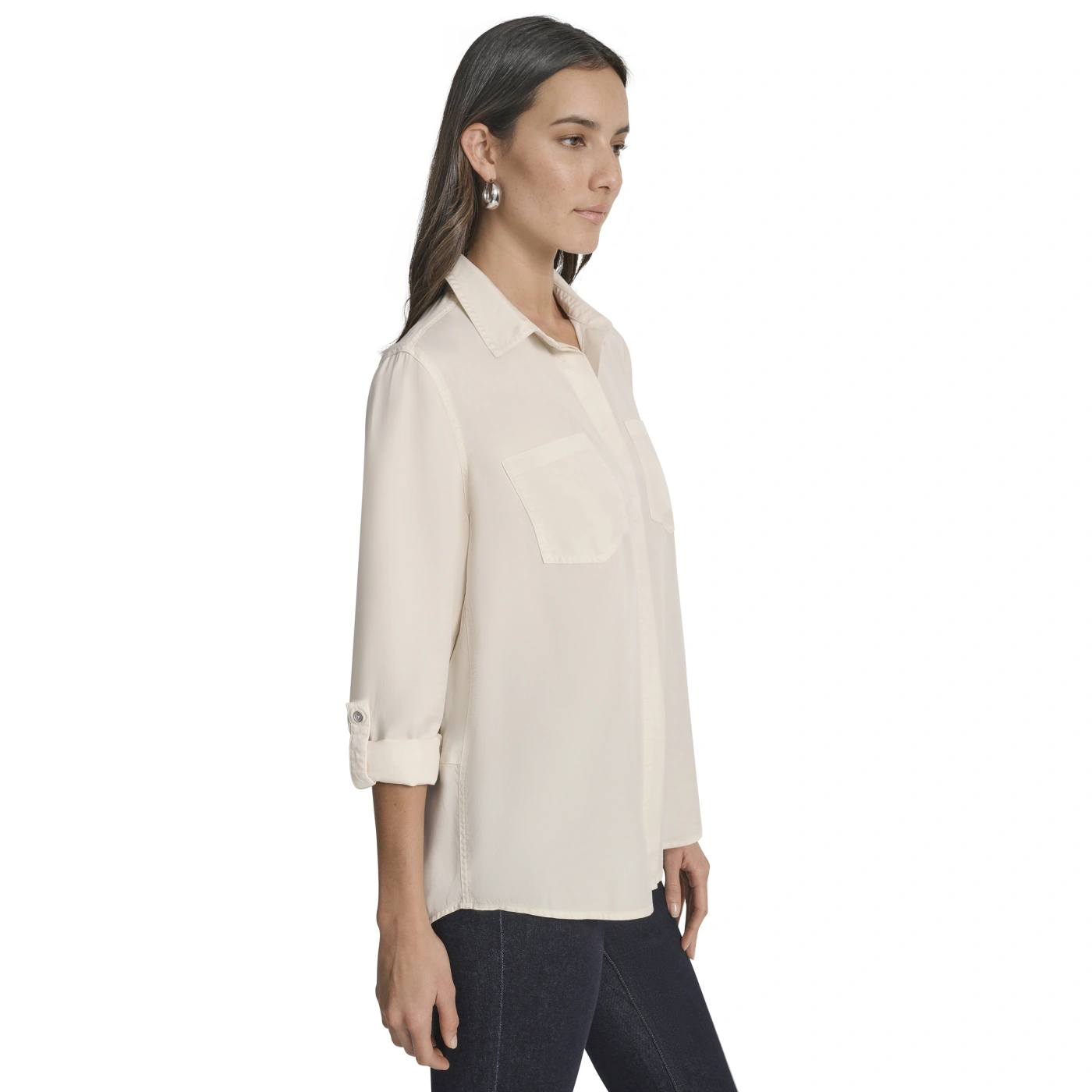 BLUSA MUJER DKNY BEIGE - 3