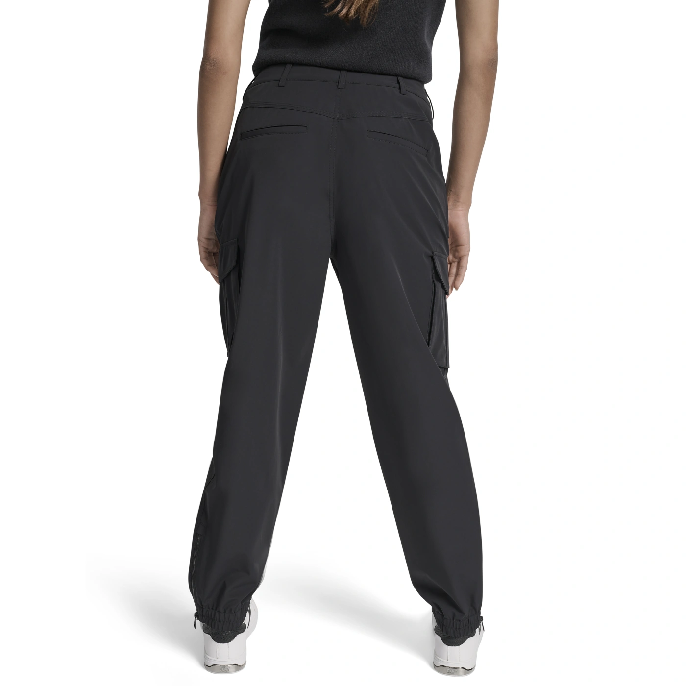 PANTALÓN JOGGER MUJER DKNY NEGRO - 2