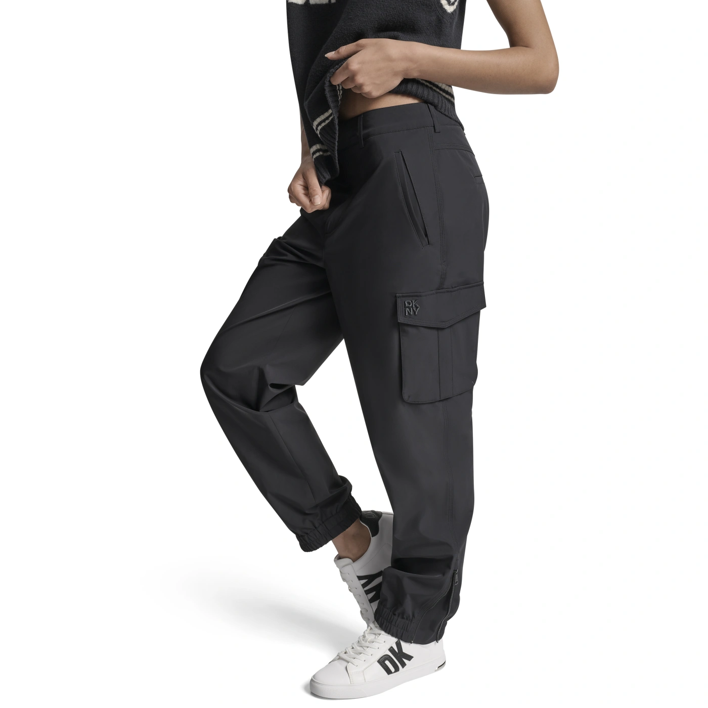 PANTALÓN JOGGER MUJER DKNY NEGRO - 3