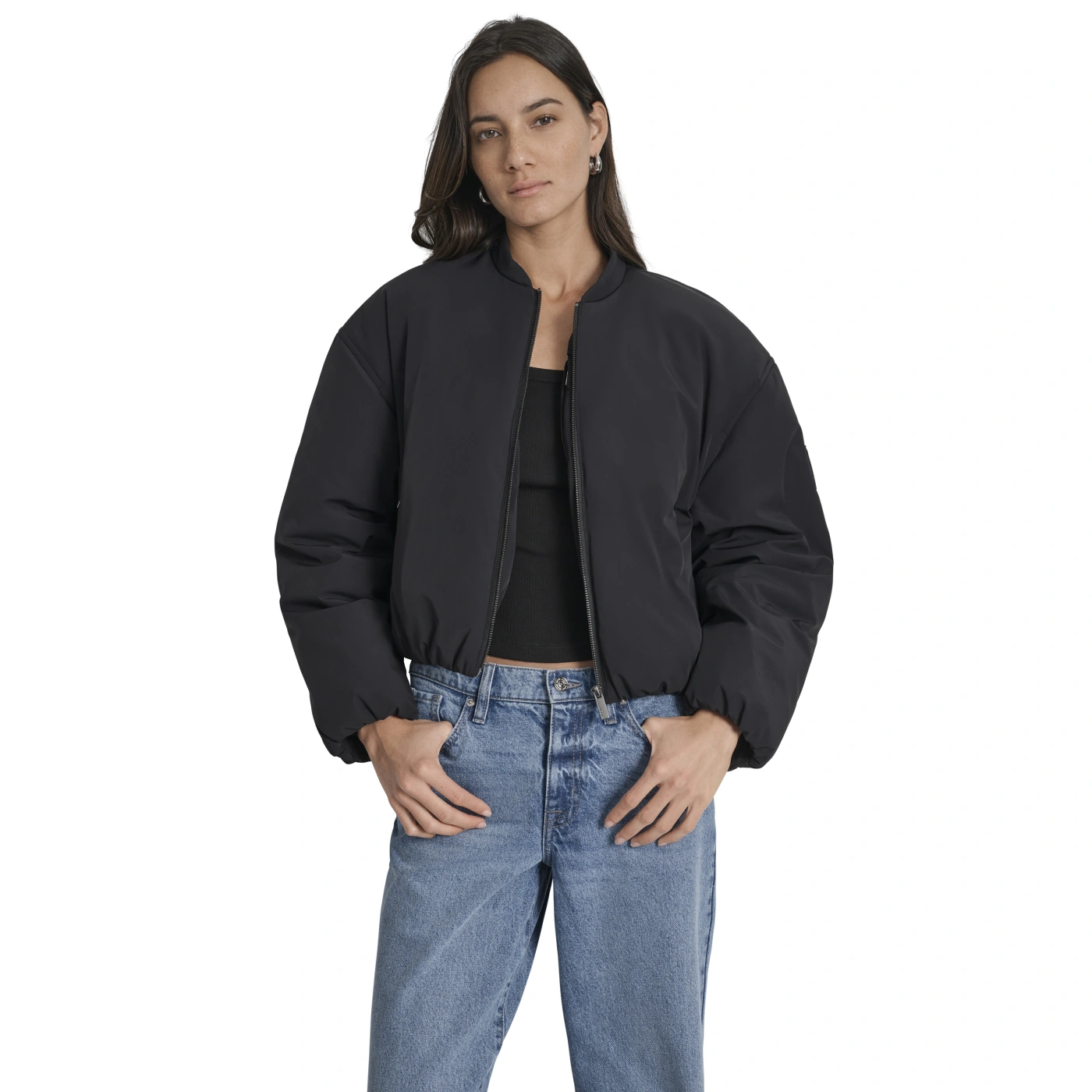 CASACA MUJER DKNY NEGRO - 1