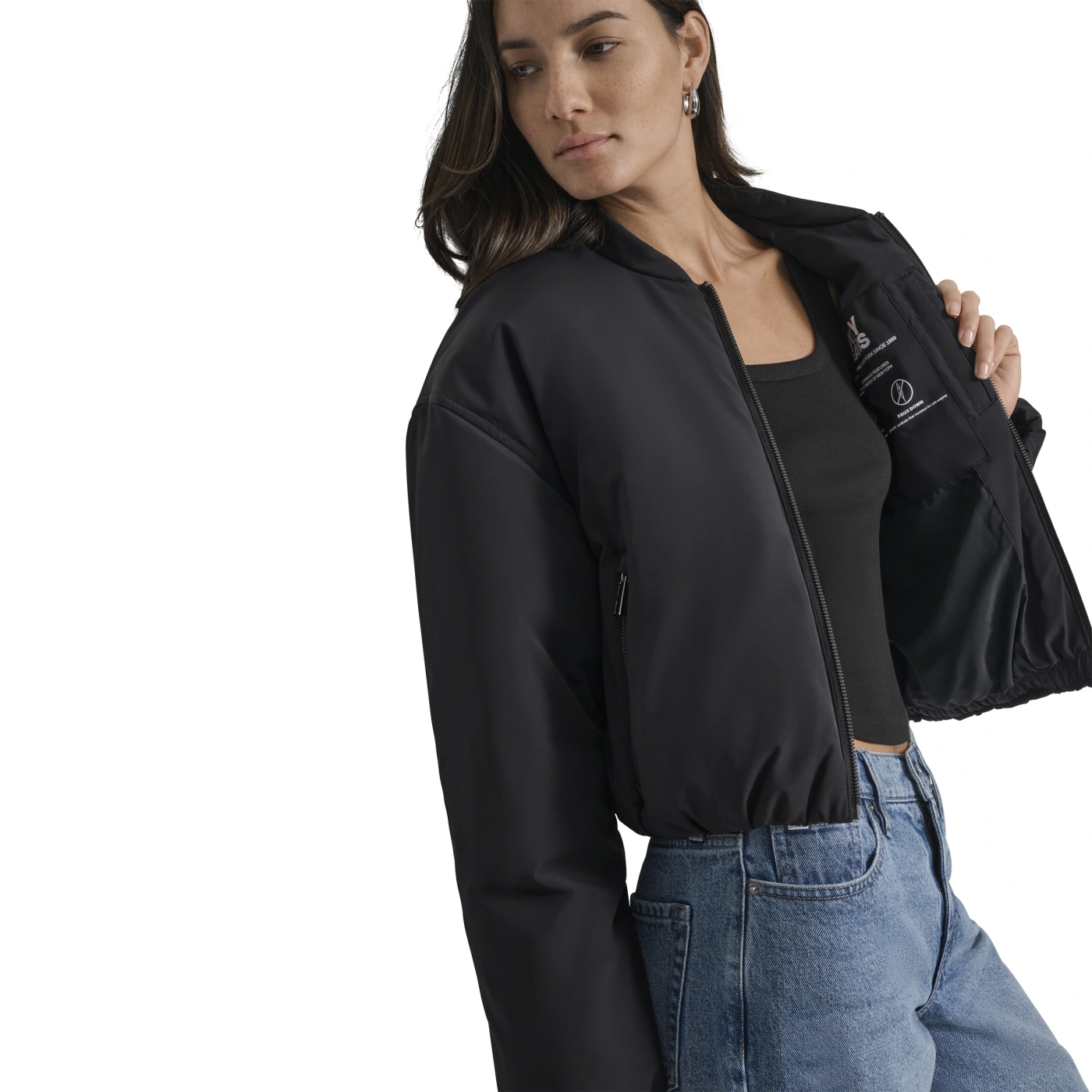 CASACA MUJER DKNY NEGRO - 2