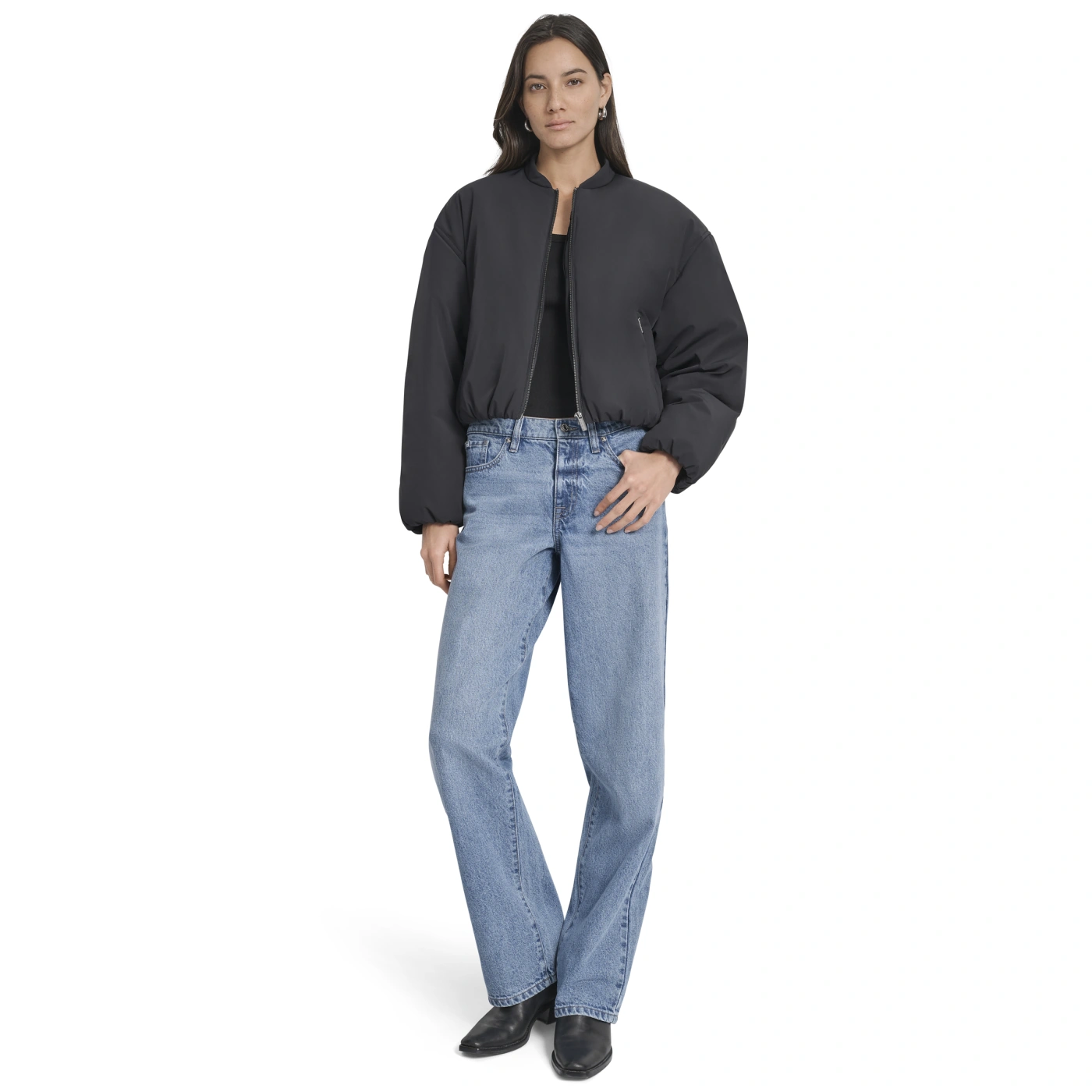 CASACA MUJER DKNY NEGRO - 4