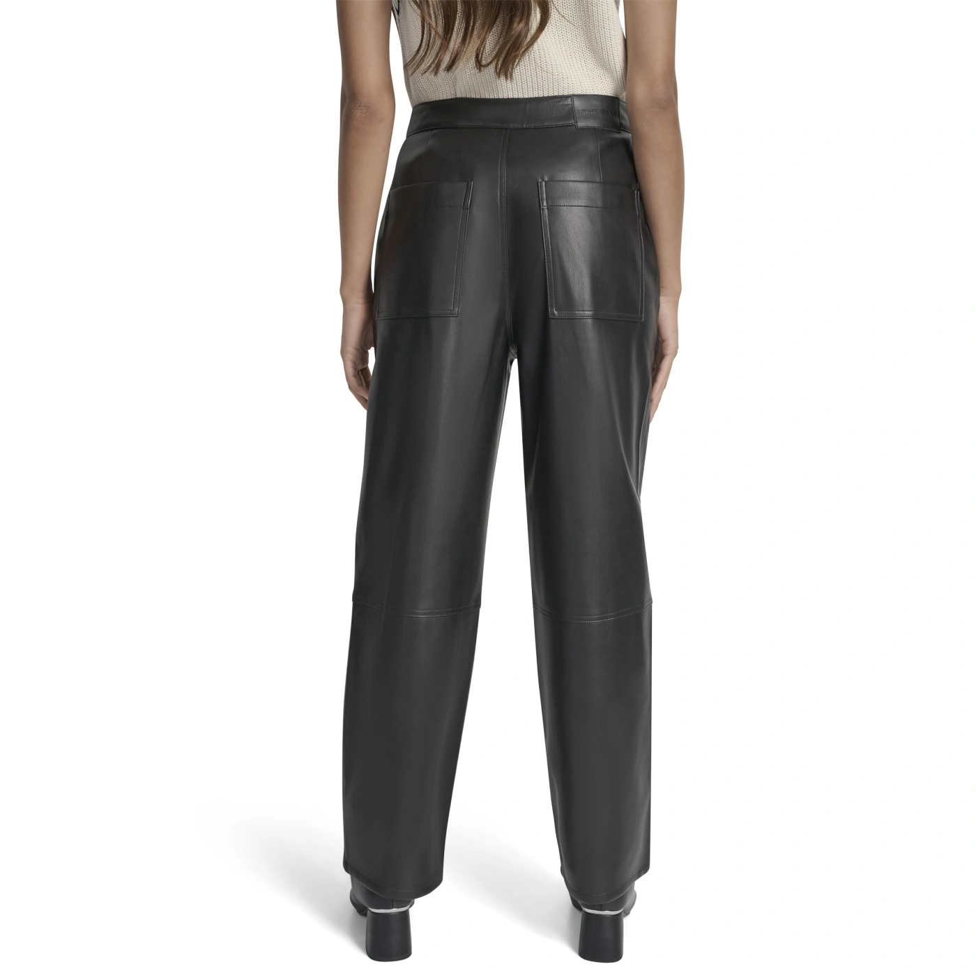 PANTALÓN RECTO MUJER DKNY NEGRO - 2