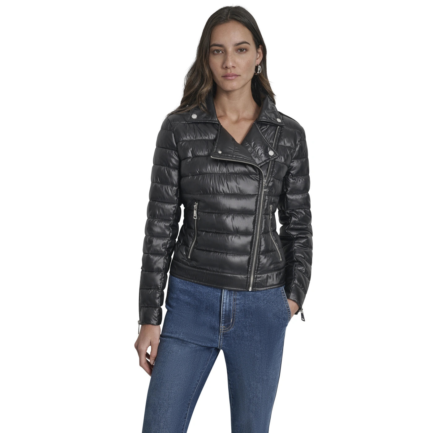 CASACA MUJER DKNY NEGRO - 1