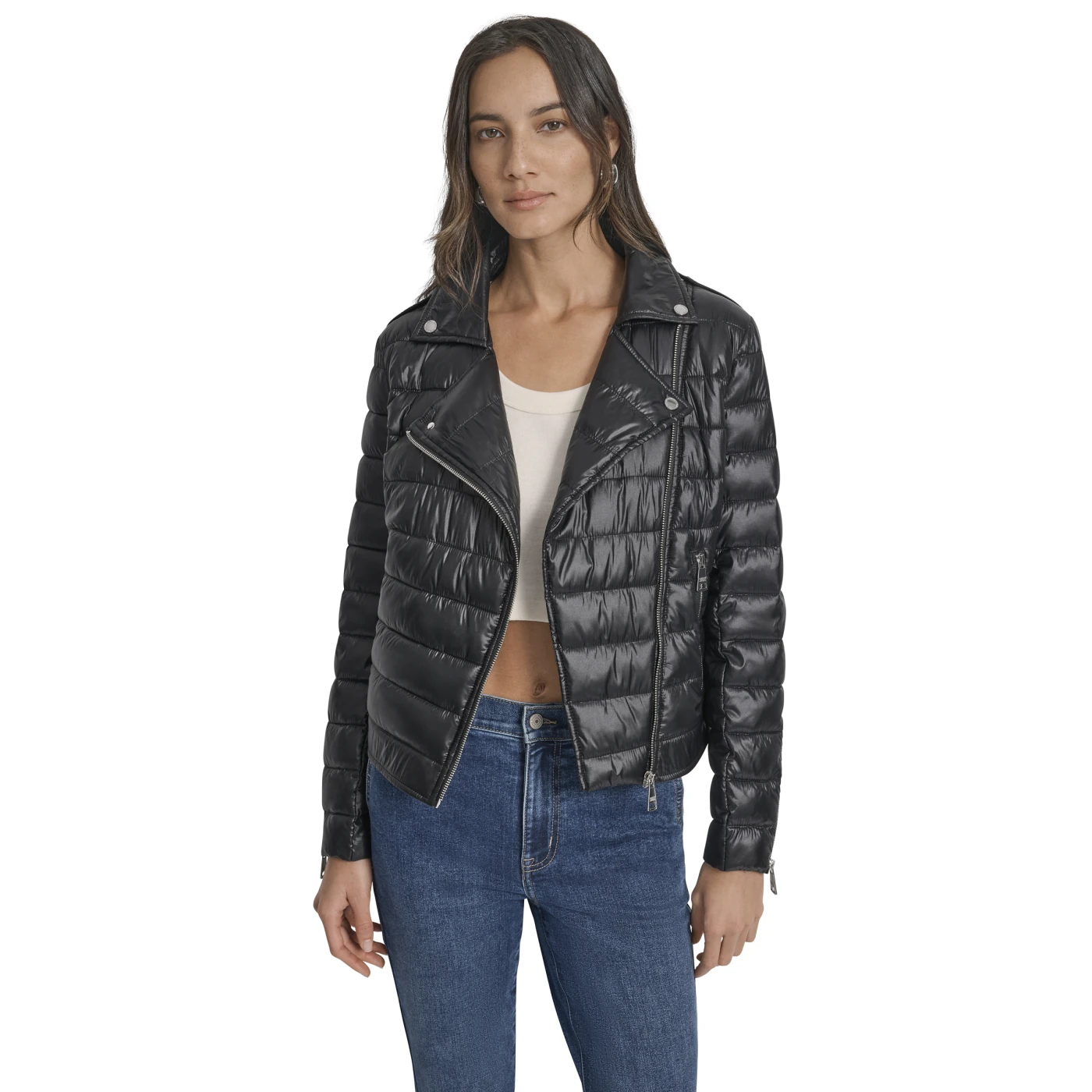 CASACA MUJER DKNY NEGRO - 2