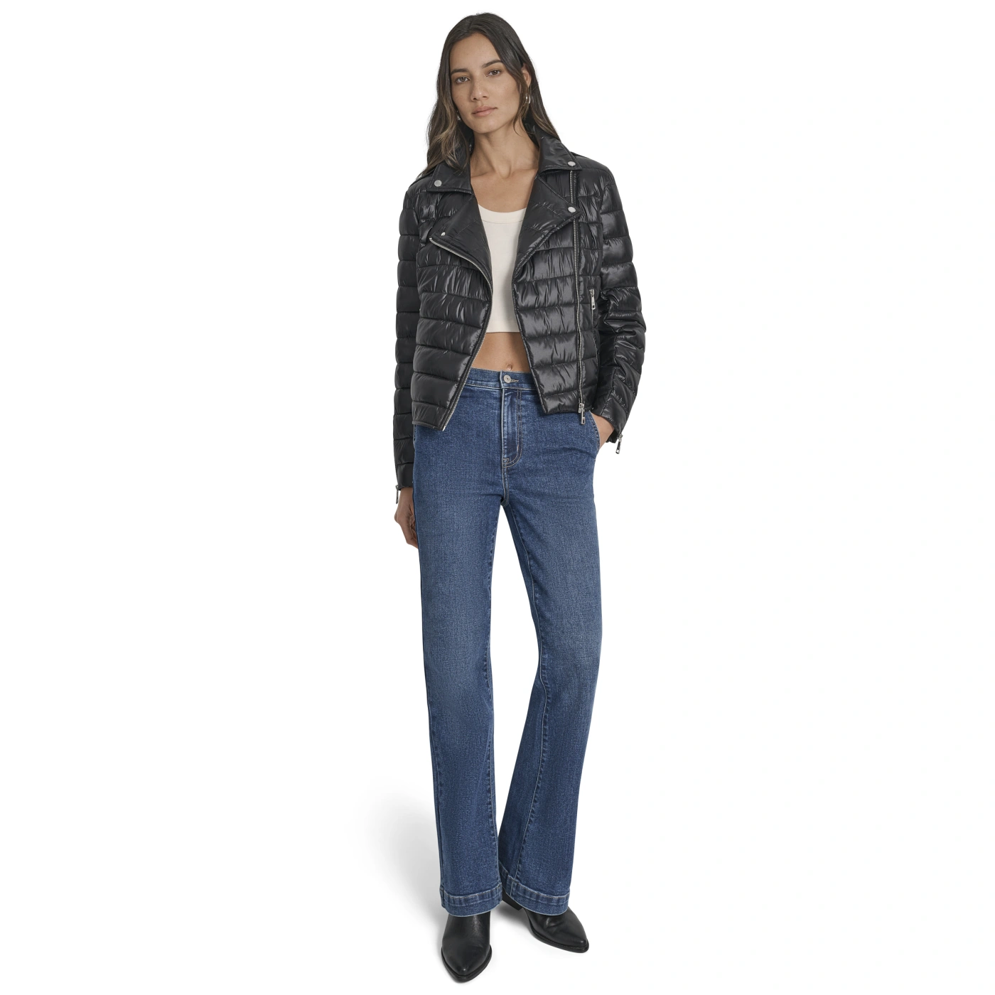 CASACA MUJER DKNY NEGRO - 7