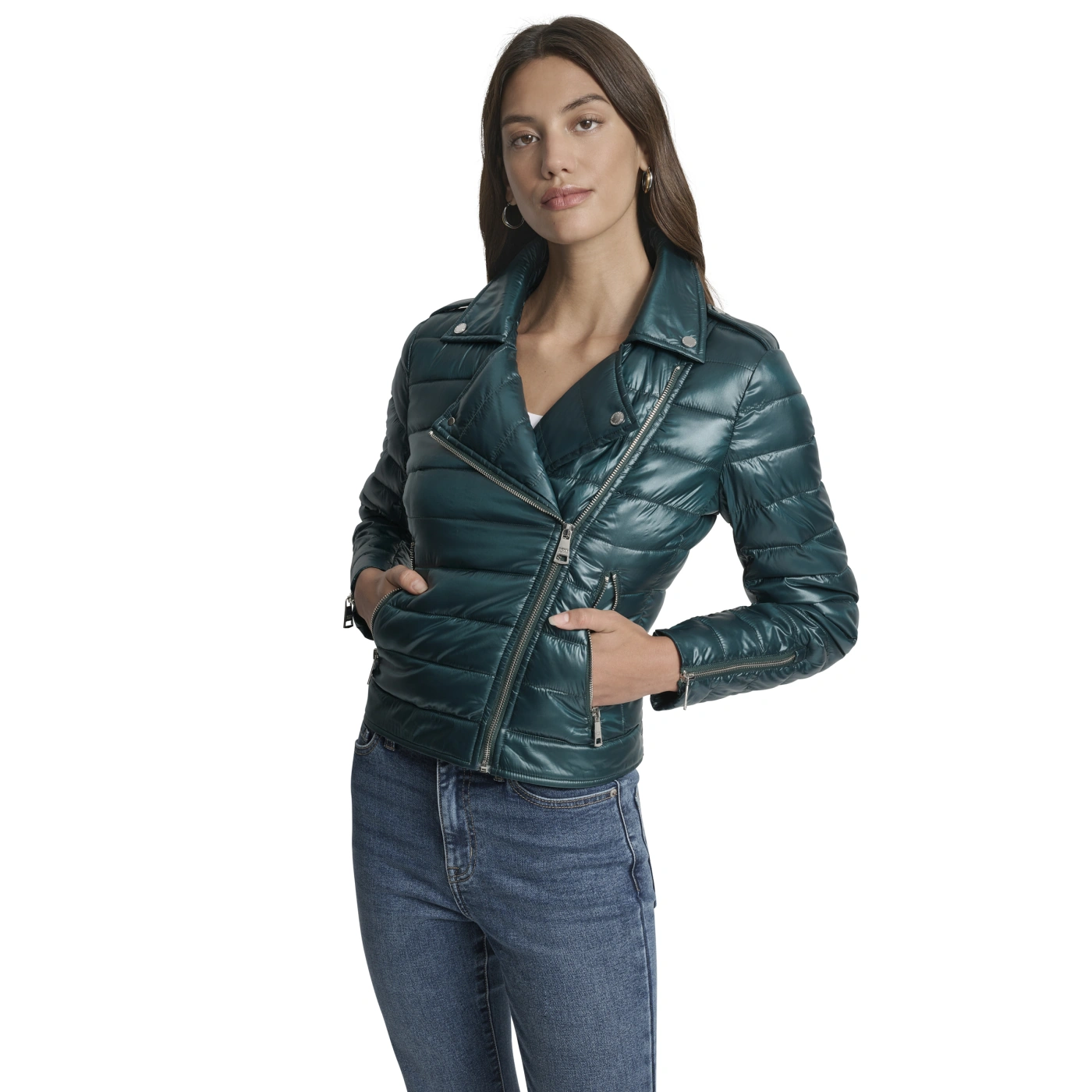 CASACA MUJER DKNY VERDE - 1