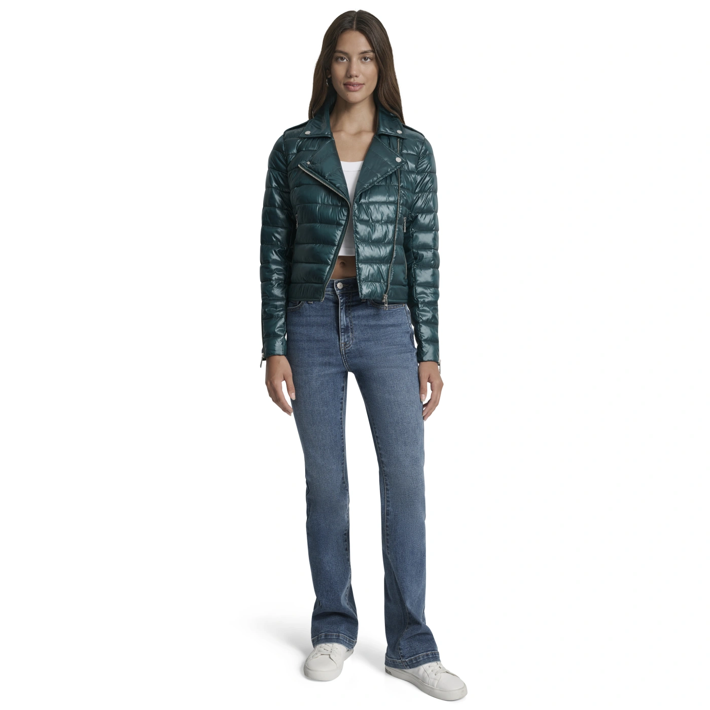 CASACA MUJER DKNY VERDE - 4