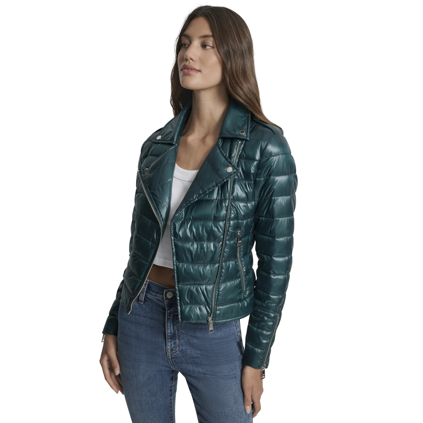CASACA MUJER DKNY VERDE - 7
