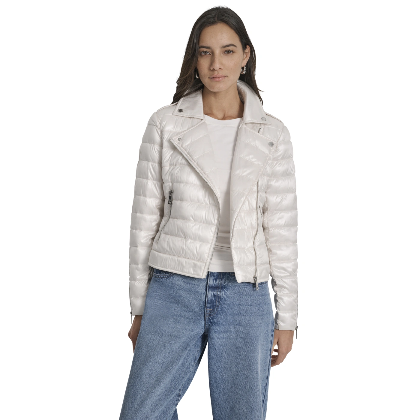CASACA MUJER DKNY BEIGE - 1