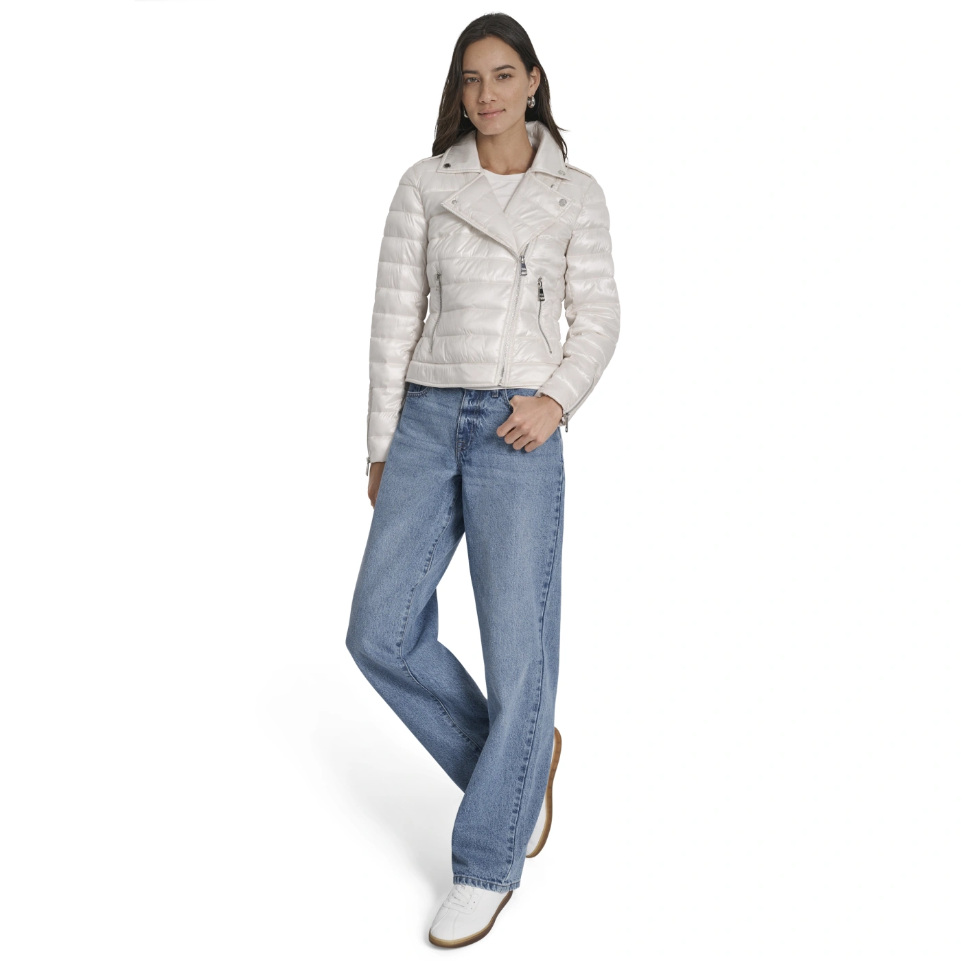 CASACA MUJER DKNY BEIGE - 4