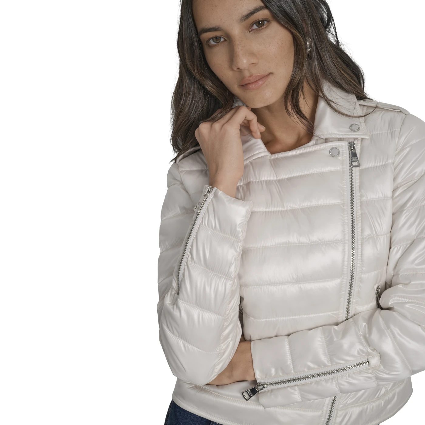 CASACA MUJER DKNY BEIGE - 5