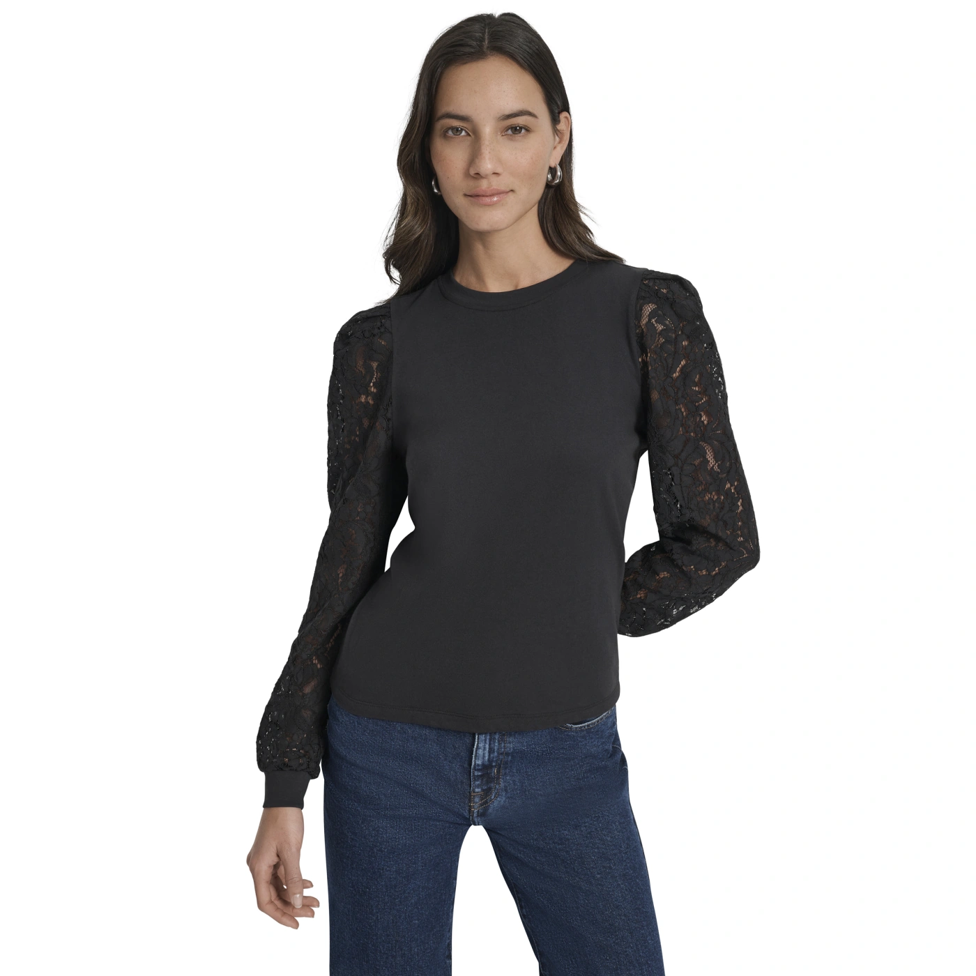 BLUSA MUJER DKNY NEGRO - 1