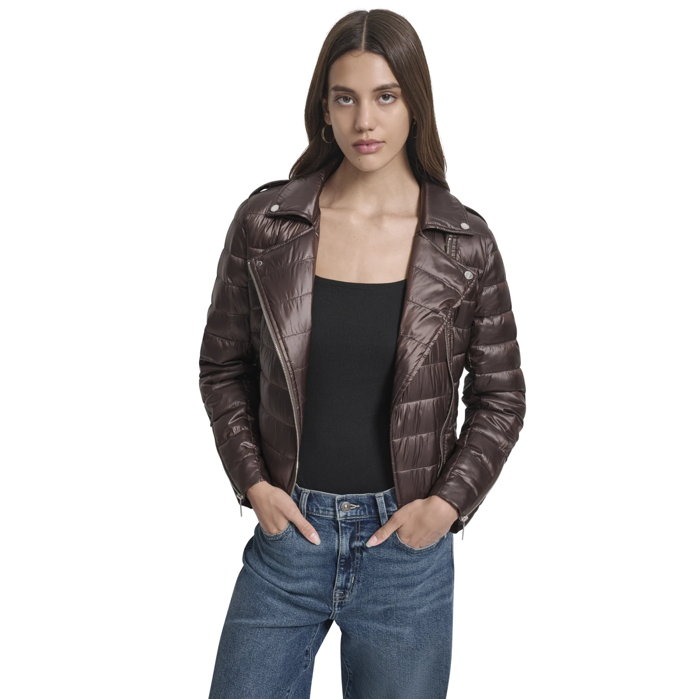 CASACA MUJER DKNY CHOCOLATE - 1