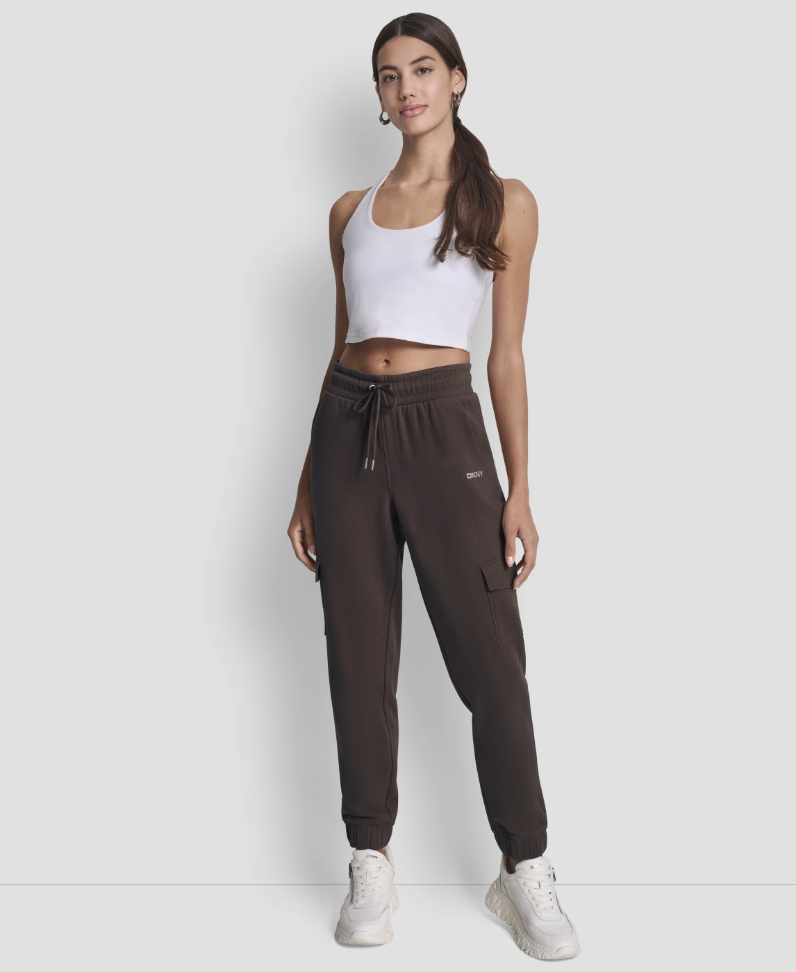 PANTALÓN JOGGER MUJER DKNY CHOCOLATE - 4