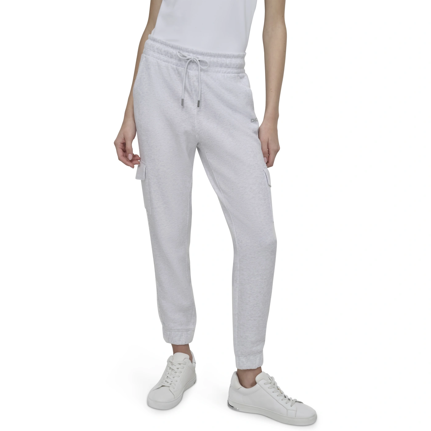 PANTALÓN JOGGER MUJER DKNY GRIS - 1