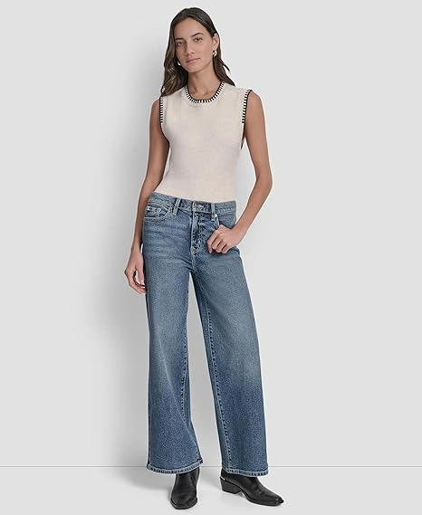 JEAN MUJER DKNY AZUL - 4