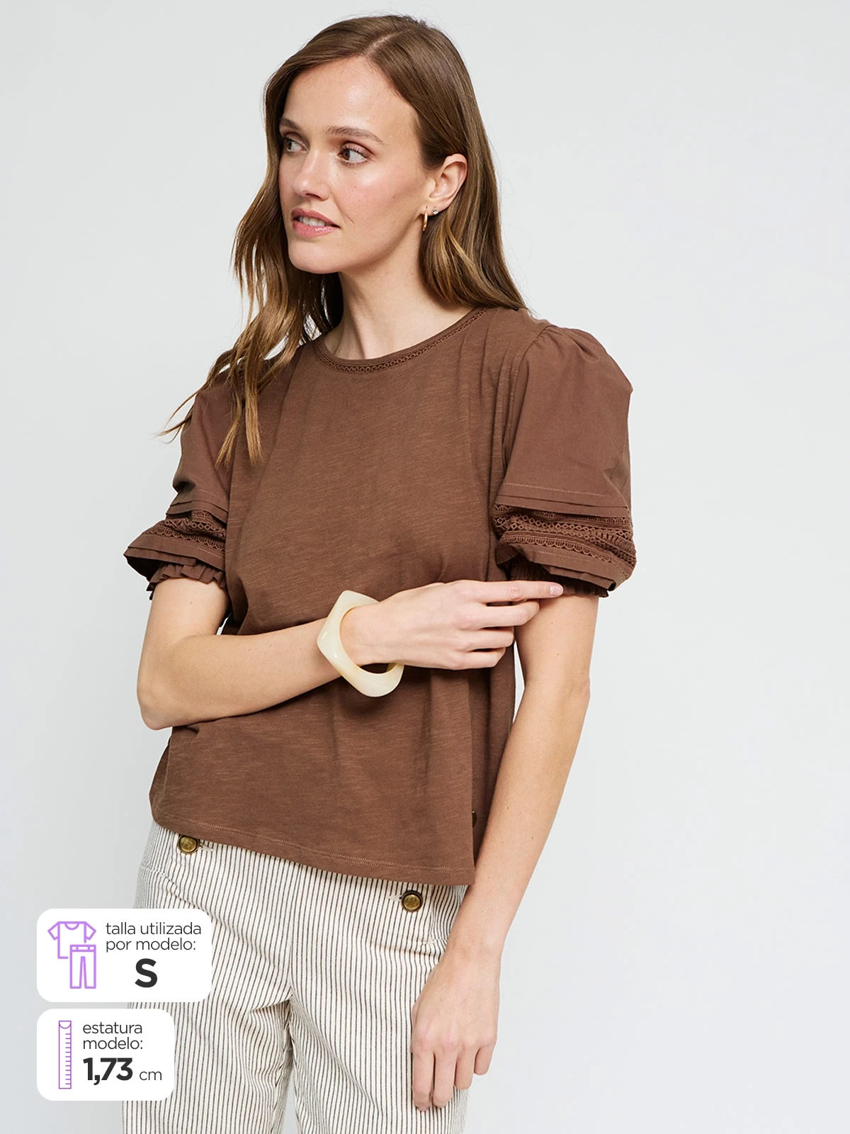 POLO MANGA CORTA ALGODÓN MUJER NAVIGATA BRODERIE - 1