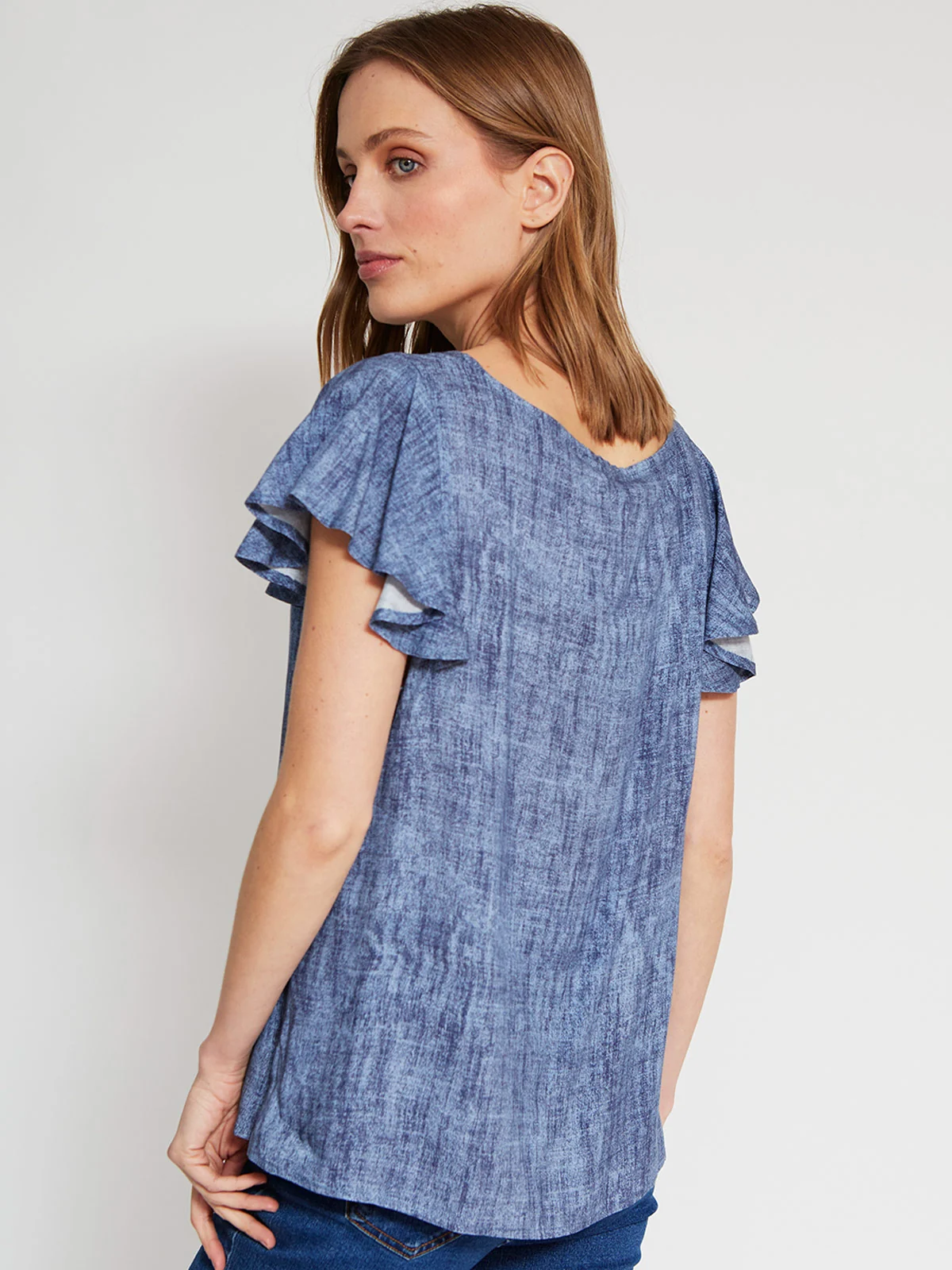 BLUSA MANGA CORTA MUJER AZIZ - 2