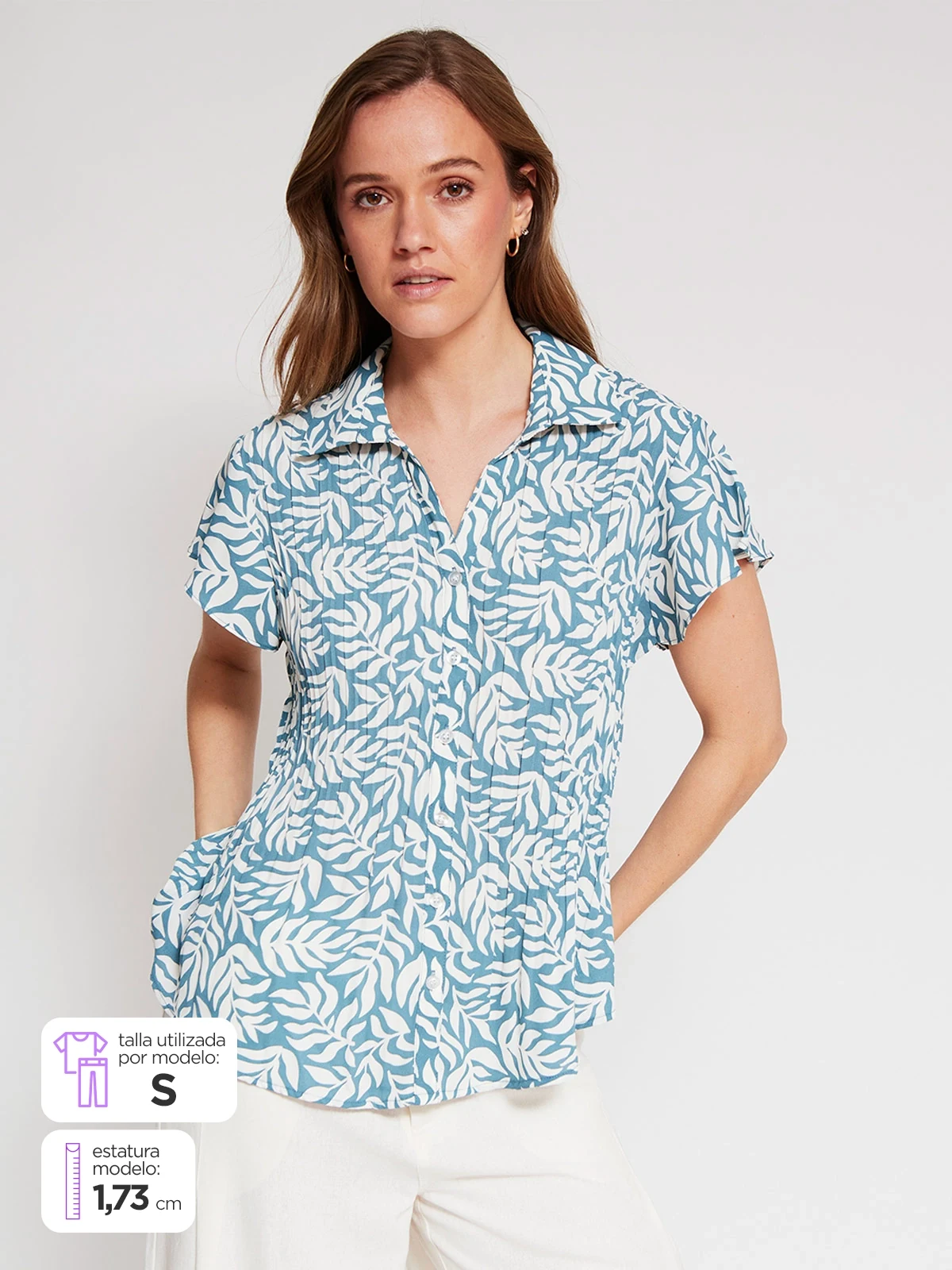 BLUSA MANGA CORTA MUJER NAVIGATA - 1
