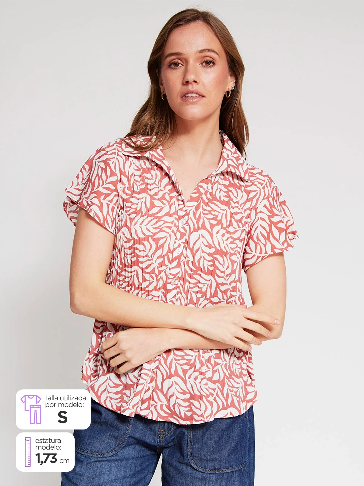 BLUSA MANGA CORTA MUJER NAVIGATA - 1