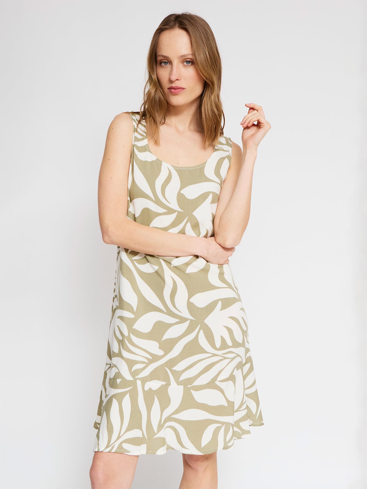 VESTIDO CORTO MUJER AZIZ SIN MANGAS - 2
