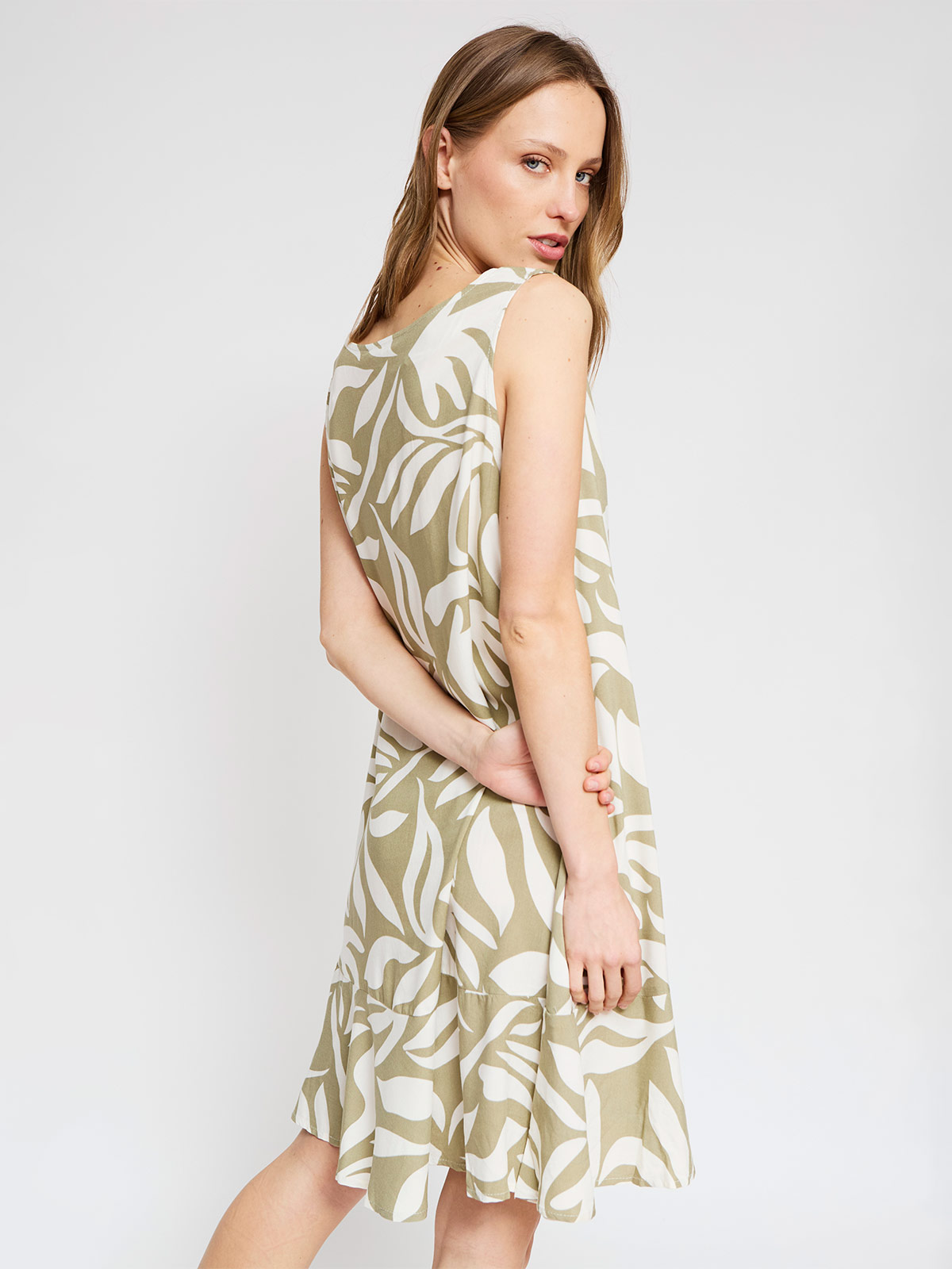 VESTIDO CORTO MUJER AZIZ SIN MANGAS - 3