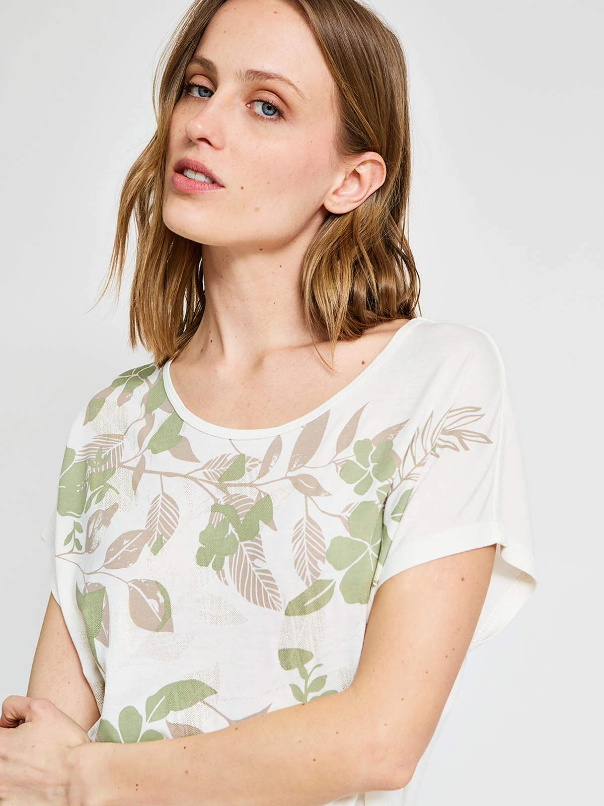 POLO MANGA CORTA MUJER AZIZ ESTAMPADA - 3
