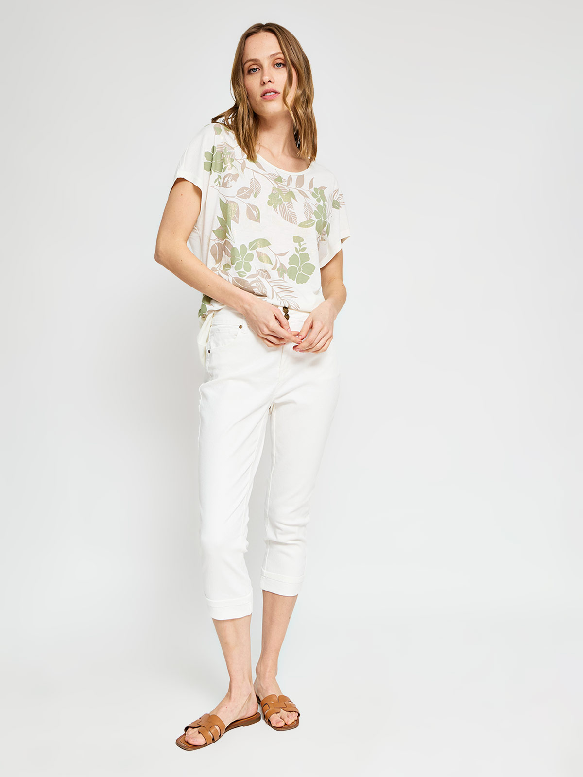 POLO MANGA CORTA MUJER AZIZ ESTAMPADA - 4