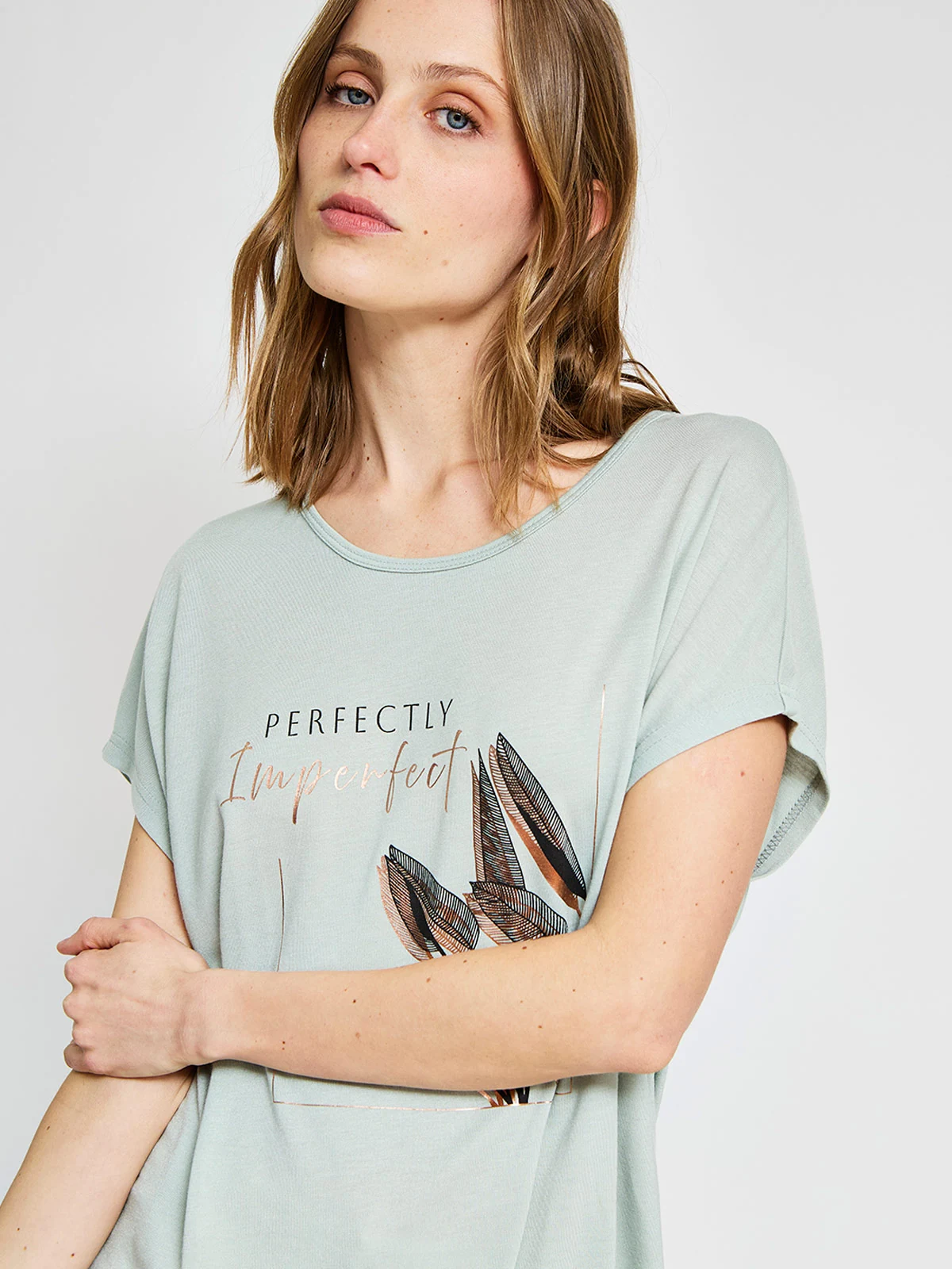 POLO MANGA CORTA MUJER AZIZ ESTAMPADA - 3