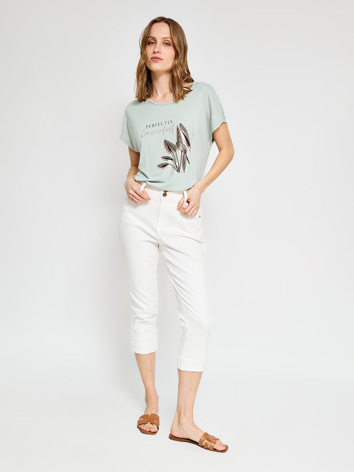POLO MANGA CORTA MUJER AZIZ ESTAMPADA - 4
