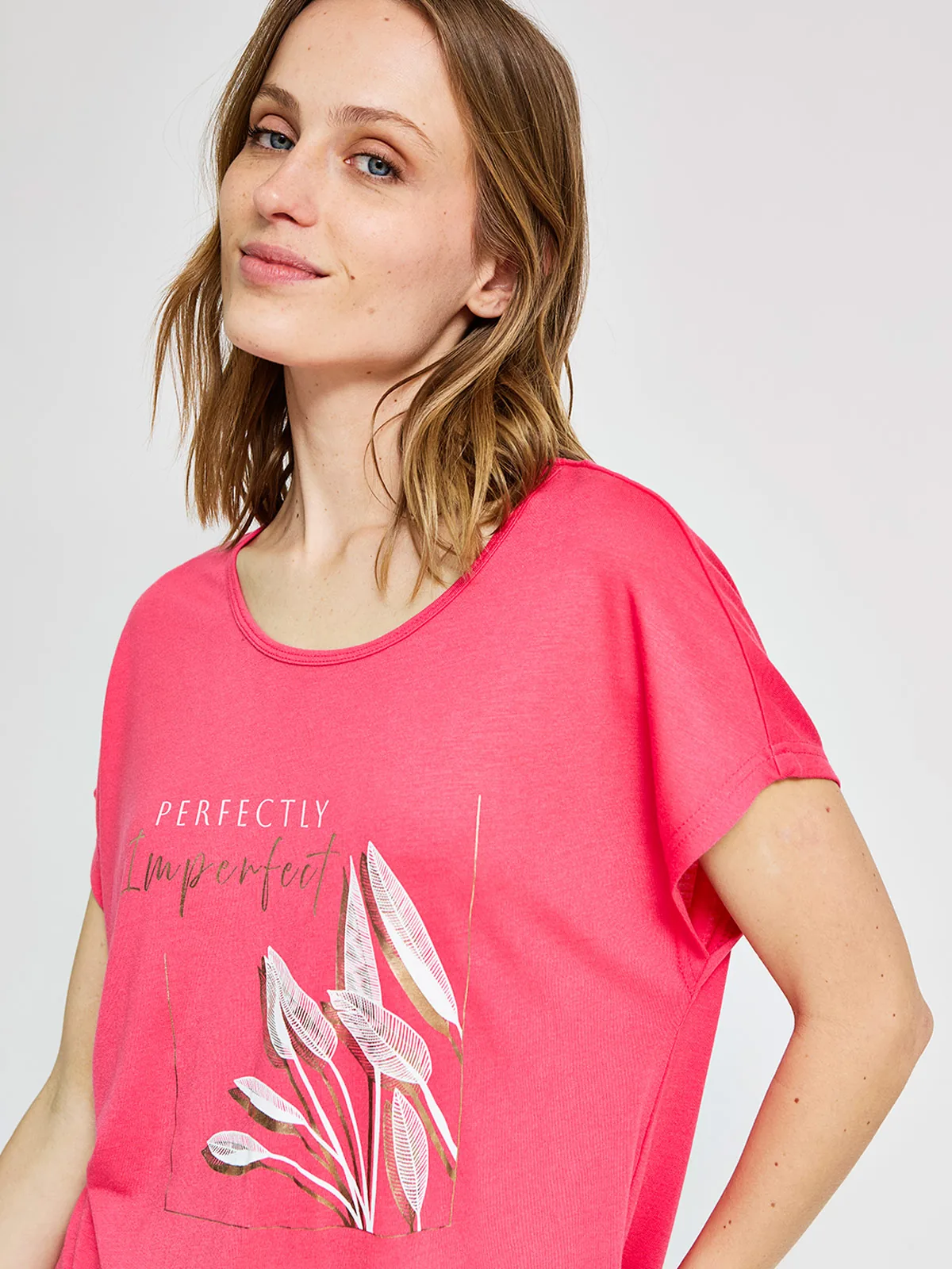POLO MANGA CORTA MUJER AZIZ ESTAMPADA - 3